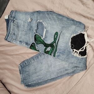 Vintage Embroidered cobra snake style Lakenzie